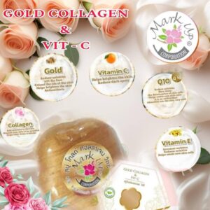 สบู่ gold collagen vit c (สบู่ทองคำ 24 k)