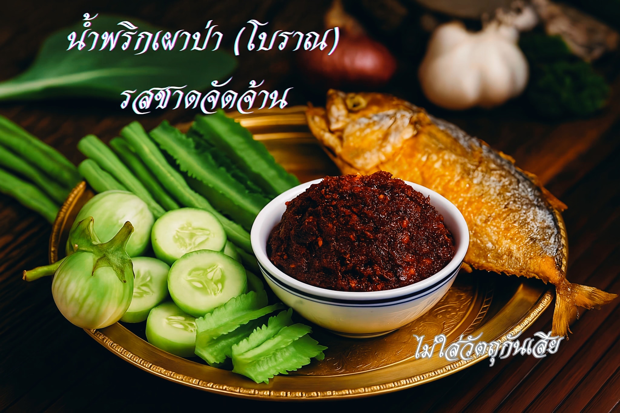 น้ำพริกเผาป่า สูตรโบราณตำรับชาวบ้านแท้!!